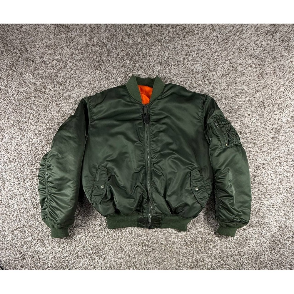 Alpha Industries MA-1 Flyers Intermediate Jacket Reversible Bomber Men's XL